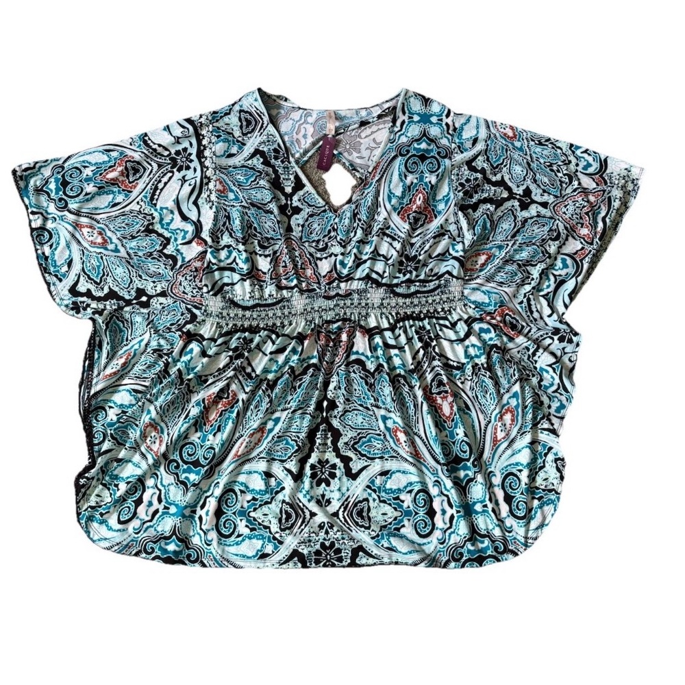 Swim By Cacique Cover Up Womens Size 26/28 NWT Multicolor Stretch Swimwear